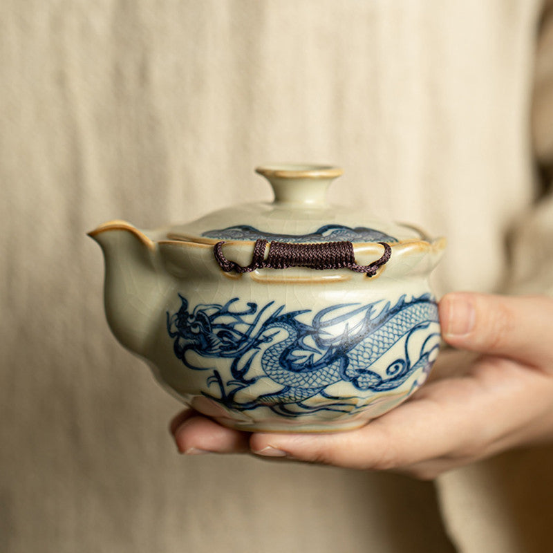 Dragon Auspicious Hand Teapot