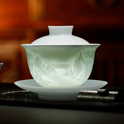 Namsan Lidded Tea Bowl